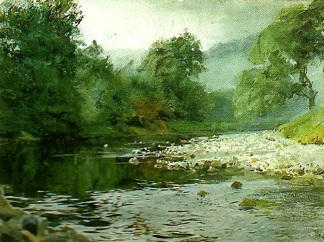 Anders Zorn engelsk fors oil painting image